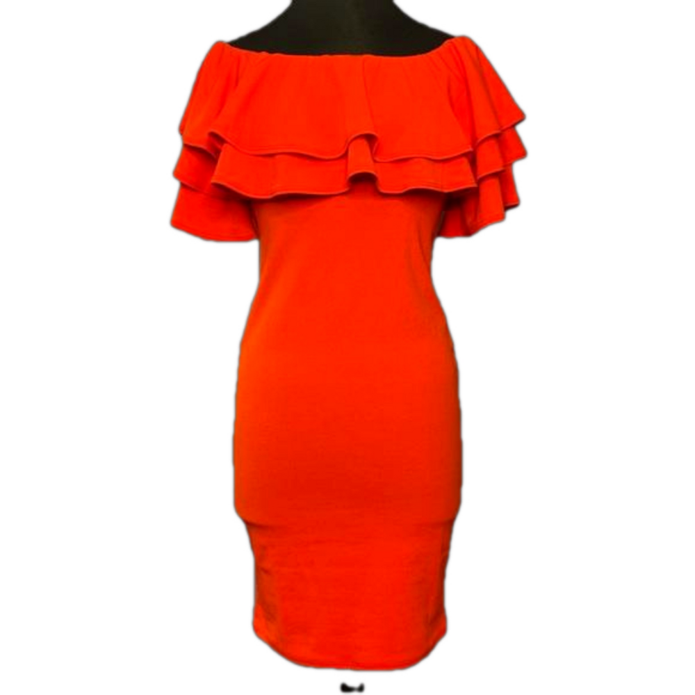 BLVD Orange Dress Size Medium